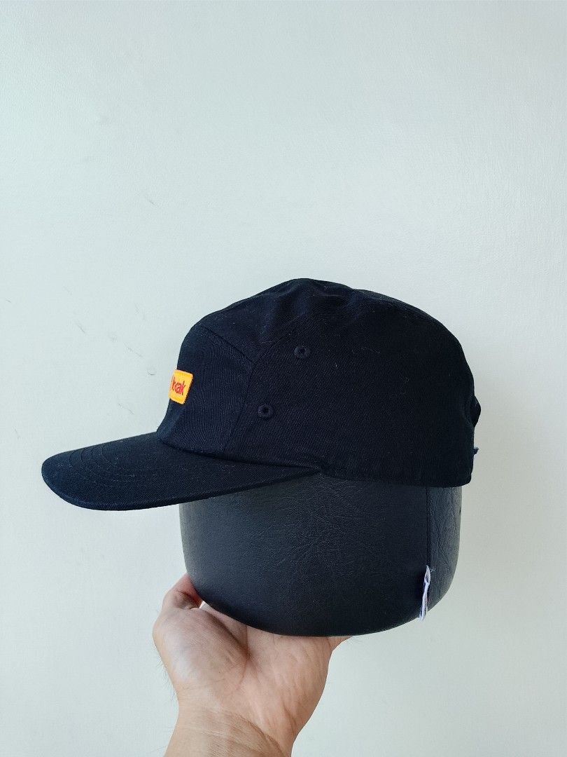 Kodak Apparel 5 panel Cap in Black Like New (Category: Caps & Hats) located in Taytay. Submitted by elegant.revival (Listing ID 1467368853, Image 3). Description: Like new condition No Issue One size adjustable Condition 9.8/10 Color rate 9.8/10 Shipping Nationwide ‼️.