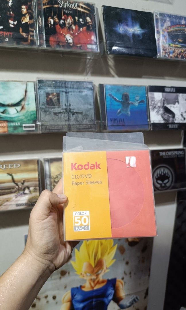 KODAK CD DVD PAPER SLEEVES (Category: CDs & DVDs) located in Midsayap. Submitted by macoy.picker (Listing ID 1467427876, Image 1). Description: KODAK CD DVD PAPER SLEEVE 250+sF.