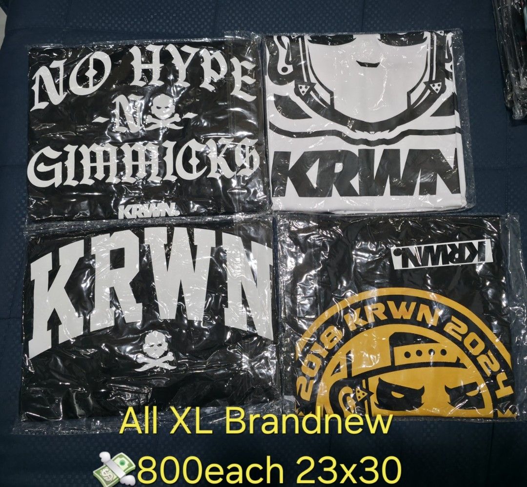 KRWN Shirt No Hype XL (Category: Tshirts & Polo Shirts ) located in Santa Rosa. Submitted by rowhell09 (Listing ID 1467511396, Image 3). Description: KRWN No Hype No Gimmicks XL, Brandnew 💸800 MOD. LBC MOP. BDO, GCASH LOC. NUEVA ECIJA Meet up. Santa rosa Nueva Ecija - Condition: Brand new, sealed in original plastic packaging - Size: XL (23 inches wide x 30 inches long) - Material: Comfortable cotton blend, 230GSM thickness - Design: Bold front 