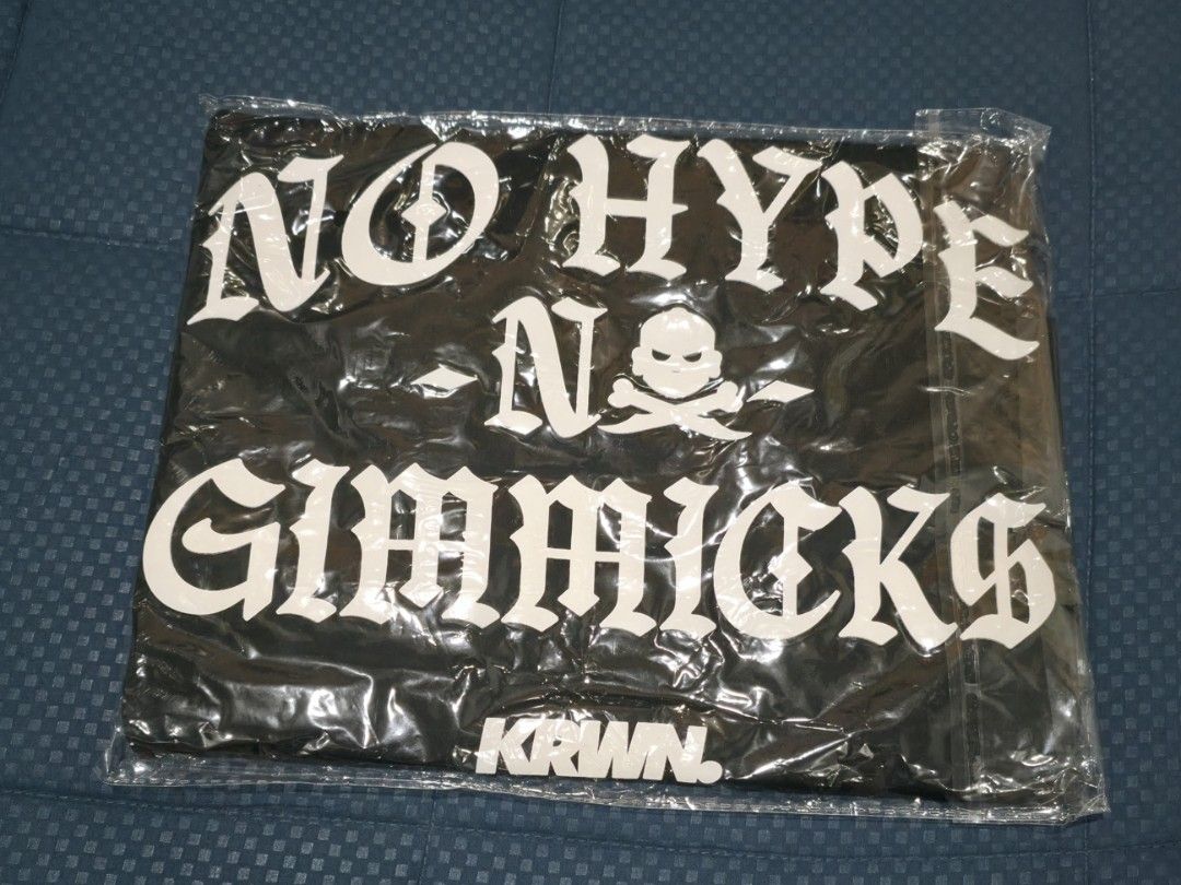 KRWN Shirt No Hype XL (Category: Tshirts & Polo Shirts ) located in Santa Rosa. Submitted by rowhell09 (Listing ID 1467511396, Image 2). Description: KRWN No Hype No Gimmicks XL, Brandnew 💸800 MOD. LBC MOP. BDO, GCASH LOC. NUEVA ECIJA Meet up. Santa rosa Nueva Ecija - Condition: Brand new, sealed in original plastic packaging - Size: XL (23 inches wide x 30 inches long) - Material: Comfortable cotton blend, 230GSM thickness - Design: Bold front 