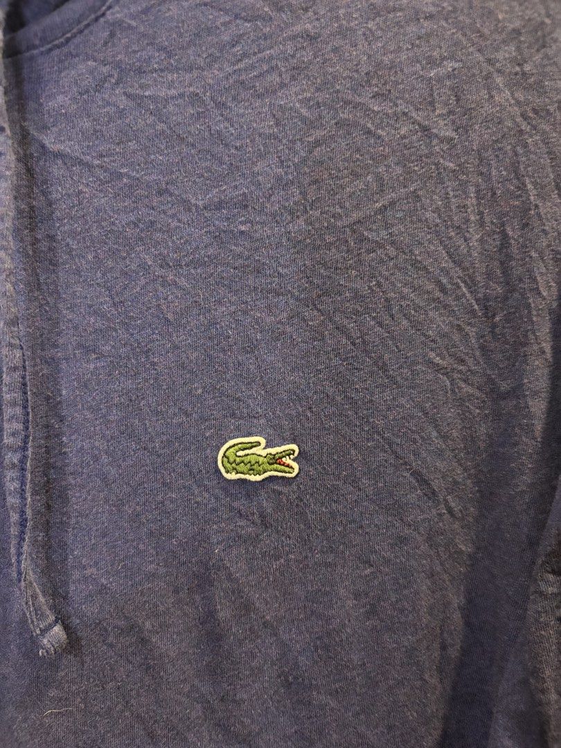 Lacoste lightweight jacket hoodie (Category: Coats, Jackets and Outerwear) located in Makati City. Submitted by sweetfitforyouph1200 (Listing ID 1467519454, Image 2). Description: Lacoste latest model Size 6 .