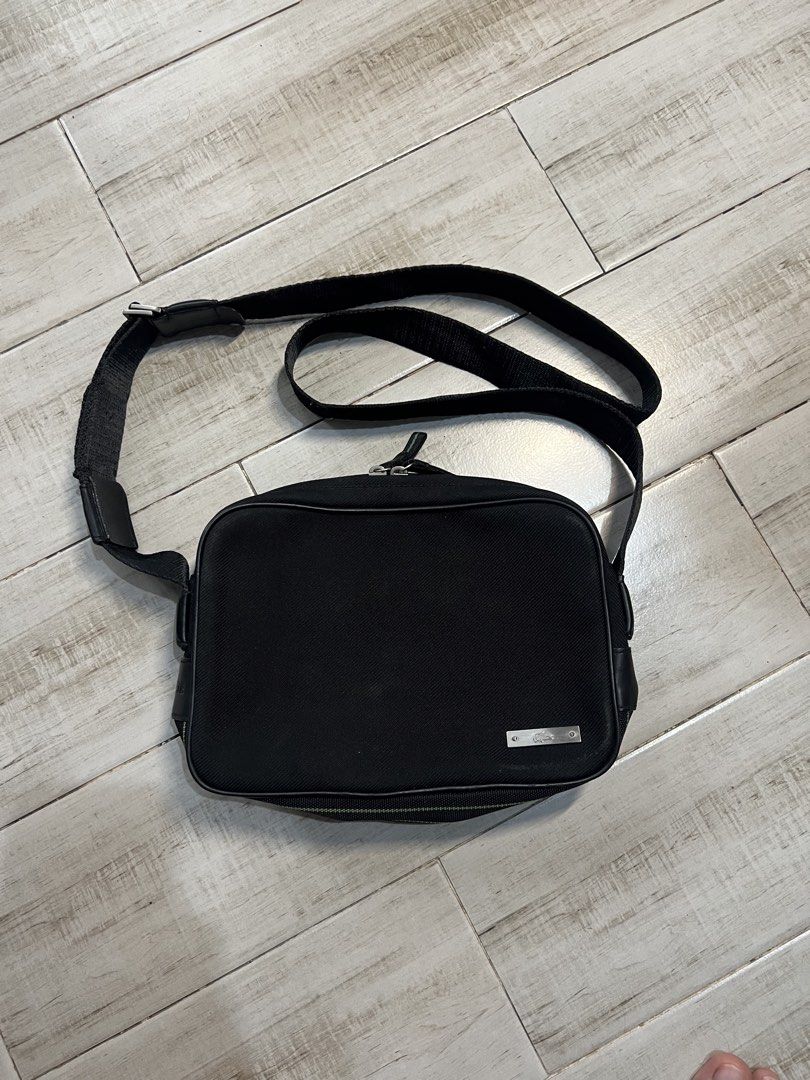 Lacoste Messenger Bag (Category: Sling Bags) located in Angono. Submitted by odd.fitt (Listing ID 1467451477, Image 1). Description: Lacoste Messenger Bag 10W 7H 3B Need wash Price is still negotiable.