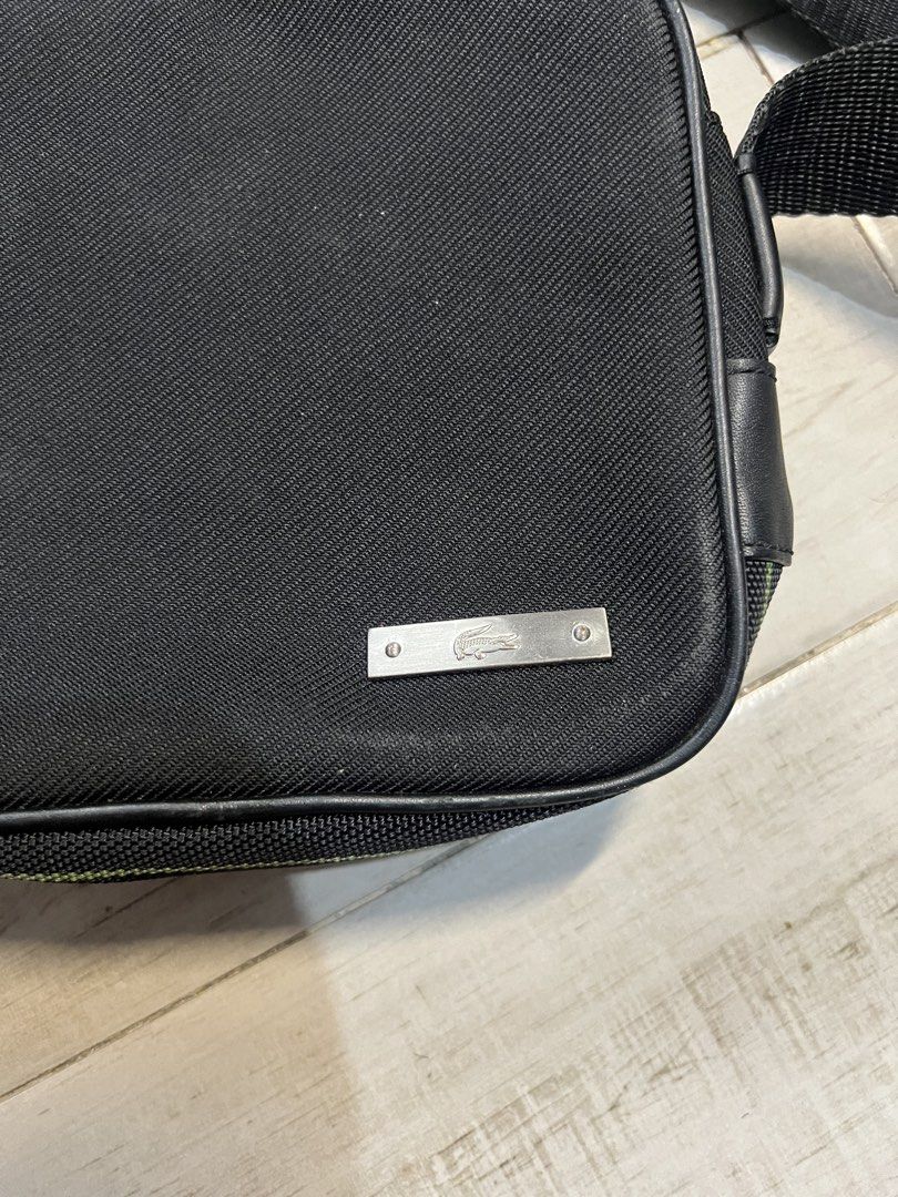 Lacoste Messenger Bag (Category: Sling Bags) located in Angono. Submitted by odd.fitt (Listing ID 1467451477, Image 3). Description: Lacoste Messenger Bag 10W 7H 3B Need wash Price is still negotiable.