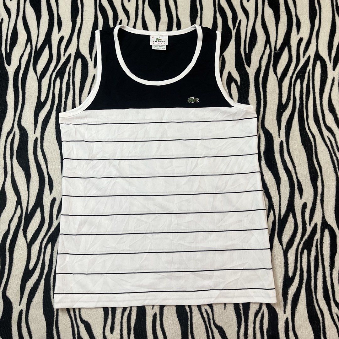 Lacoste sando nylon (Category: Tshirts & Polo Shirts ) located in Manila. Submitted by royaldripmanila (Listing ID 1467471968, Image 1). Description: No issue W18 L24.