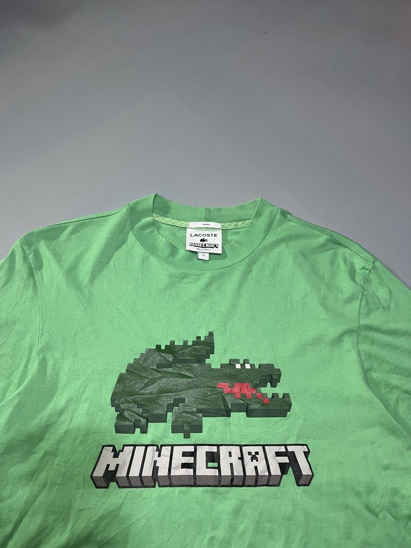 Lacoste x Minecraft (Category: Announcements) located in Camalig. Submitted by danllagass (Listing ID 1467418765, Image 2). Description: Good as new Size xs on tag 19/27 dimes For men’s No flaws Orig.