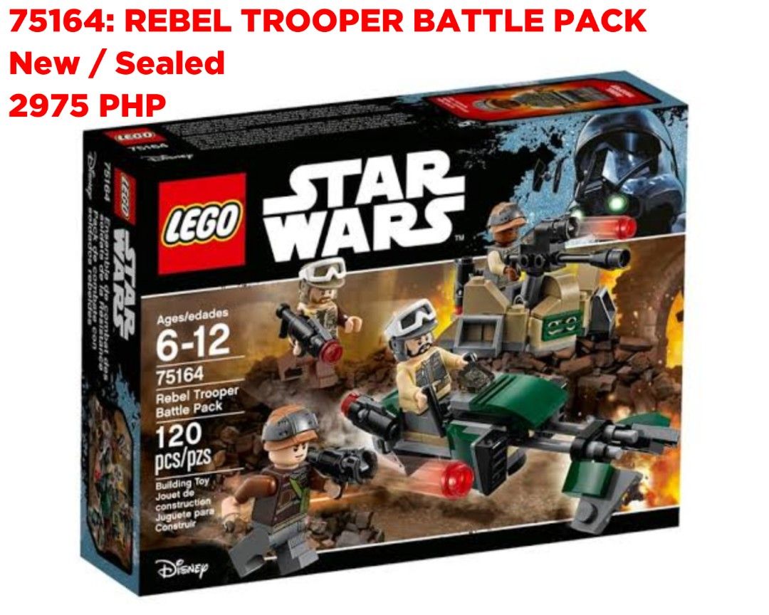 LEGO STAR WARS BATTLE PACKS BATCH 1 (Category: Lego & Building Sets) located in Quezon City. Submitted by pupaj (Listing ID 1467494605, Image 3). Description: LOCATION: Batasan QC area SHIPPING: Via Grab / Lalamove / GoGo Xpress / LBC / ABest Express / J&T Buyer can suggest other shipping options upon negotiation Shipping fee c/o buyer MODE OF PAYMENT: Via BDO / GCash / Maya / Maribank / COD Item is cross-posted PM for inquiries.
