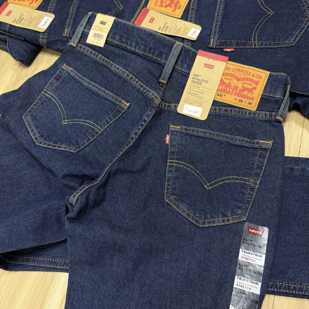 Levi's 541 Athletic Taper Jeans Dark Blue (Category: Jeans) located in Silang. Submitted by estilocavph (Listing ID 1467600790, Image 3). Description: Authentic Levi’s 541 Athletic Tapered Jeans👖 Available Size: W31 x L30 W33 x L30 W34 x L30 ❌SRP ₱3,499 ✅NOW: ₱1,450 Wala na po tayong paper bag 🛍️ 💯Authentic x10 money back if proven fake! Location: Silang, Cavite .