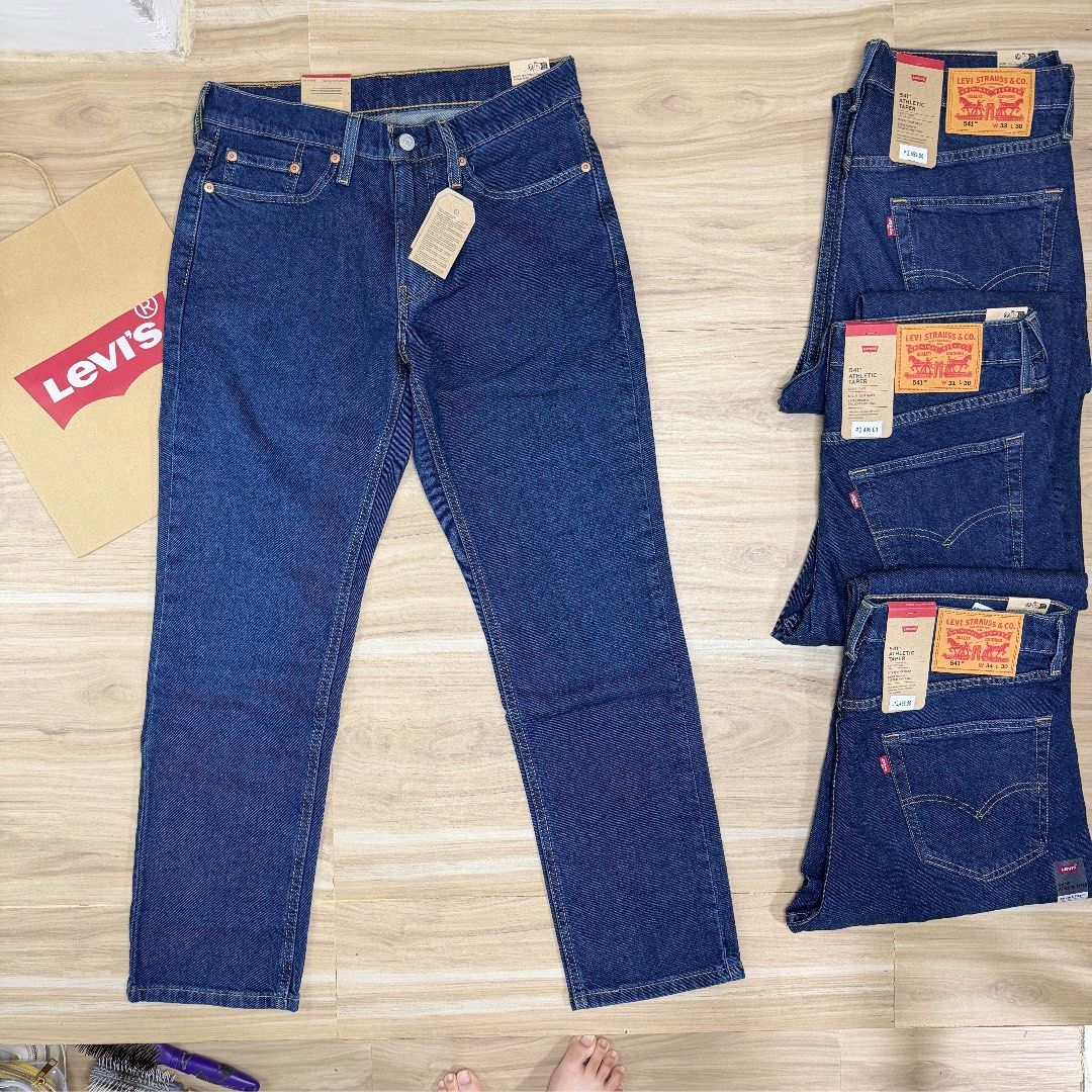 Levi's 541 Athletic Taper Jeans Dark Blue (Category: Jeans) located in Silang. Submitted by estilocavph (Listing ID 1467600790, Image 1). Description: Authentic Levi’s 541 Athletic Tapered Jeans👖 Available Size: W31 x L30 W33 x L30 W34 x L30 ❌SRP ₱3,499 ✅NOW: ₱1,450 Wala na po tayong paper bag 🛍️ 💯Authentic x10 money back if proven fake! Location: Silang, Cavite .