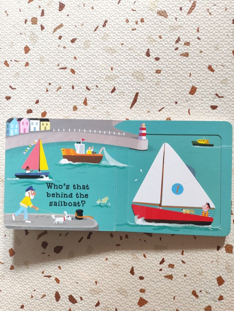 Lift the Flap Boardbook 🌈 (Category: Infant Playtime) located in Taguig. Submitted by cleanupmomma (Listing ID 1467437092, Image 3). Description: Please take time to read ❤️ Complete flaps all pages EUC perfect for little hands wyiwyg.