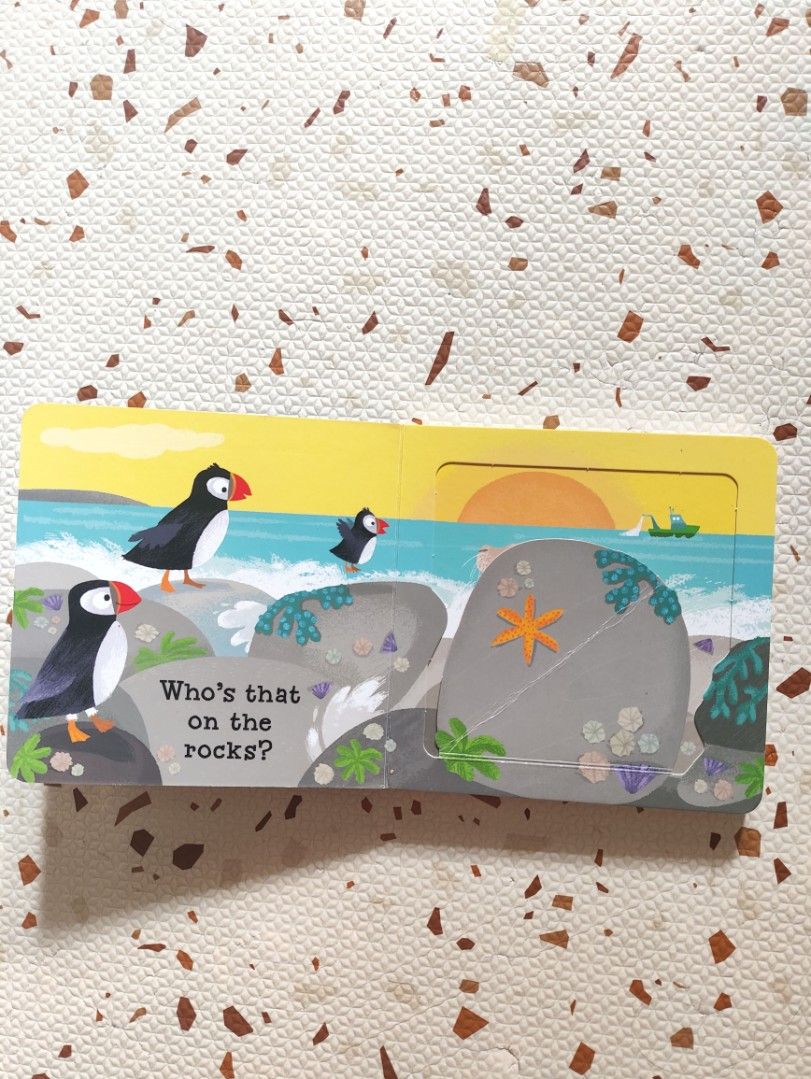 Lift the Flap Boardbook 🌈 (Category: Infant Playtime) located in Taguig. Submitted by cleanupmomma (Listing ID 1467437092, Image 2). Description: Please take time to read ❤️ Complete flaps all pages EUC perfect for little hands wyiwyg.
