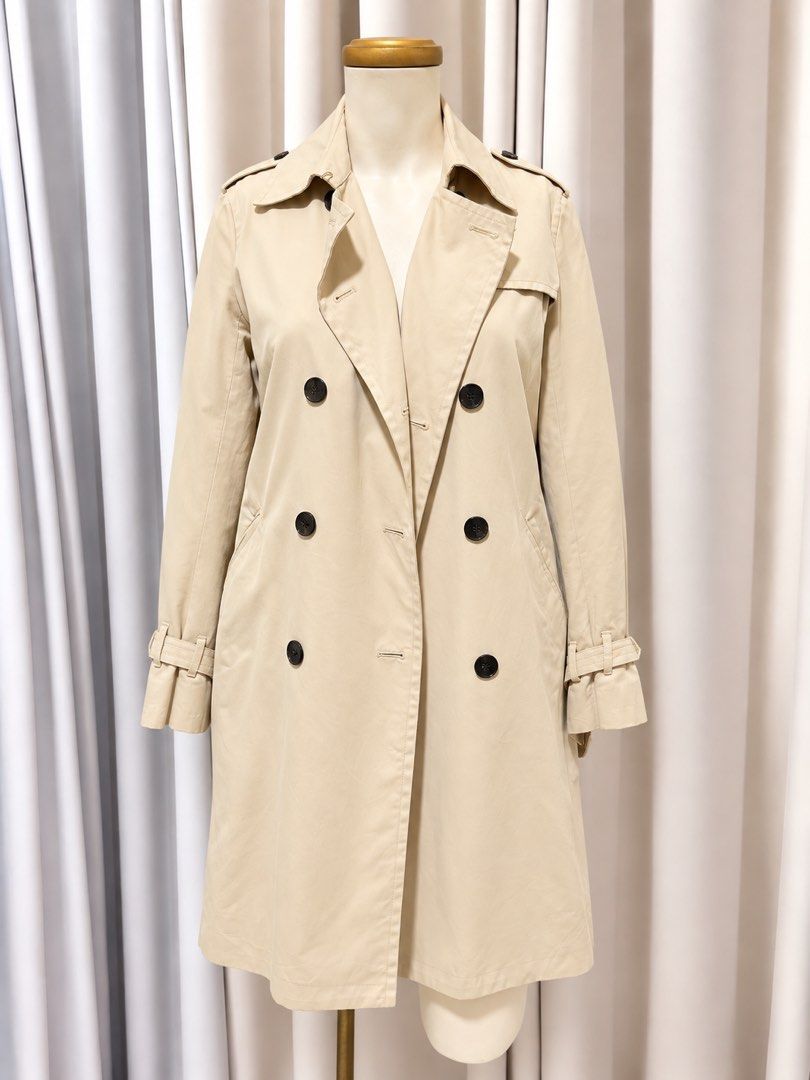 Light Beige Trench Coat Cottony (Category: Coats, Jackets and Outerwear) located in Taguig. Submitted by vm.co (Listing ID 1467369577, Image 1). Description: .