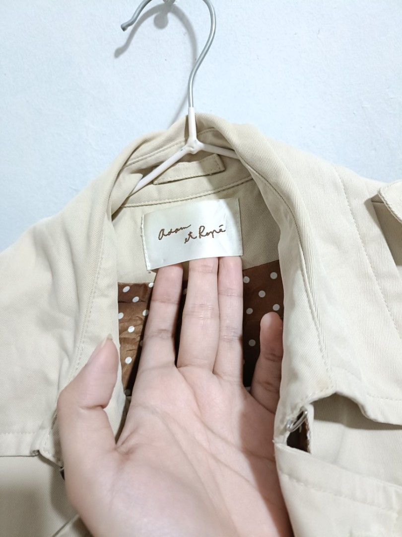 Light Beige Trench Coat Cottony (Category: Coats, Jackets and Outerwear) located in Taguig. Submitted by vm.co (Listing ID 1467369577, Image 2). Description: .