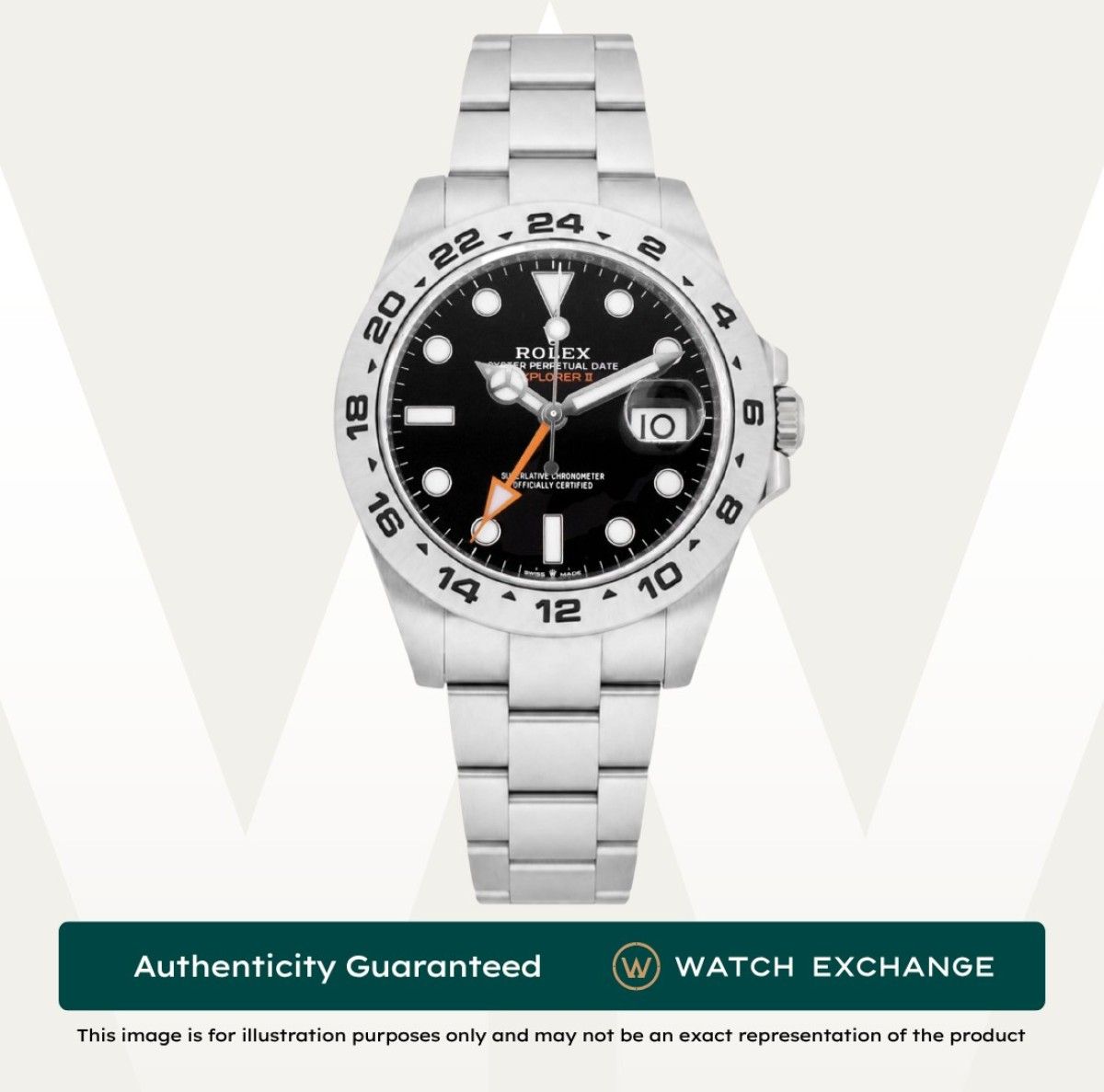 [LNIB] Rolex Explorer II Oyster 226570 Black Dial Z29306 Nov 2023 (Category: Watches) located in Singapore. Submitted by watchexchange.sg (Listing ID 1465468560, Image 1). Description: [LNIB] Rolex Explorer II Oyster 226570 Black Dial Z29306 Nov 2023 Price: $12,950 Brand: Rolex Model: 226570 Condition: LNIB Dial: Black Case Diameter: 42mm Material: Stainless Steel Original Box: Yes Original Cert/Papers: Yes Dated: Nov 2023 Warranty: Manufacturer'