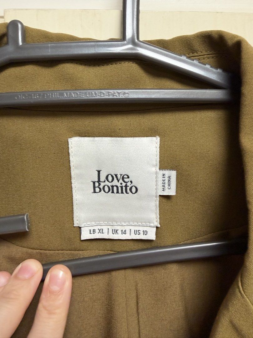 Love Bonito Blazer XL (Category: Coats, Jackets and Outerwear) located in Davao. Submitted by firsttimemother (Listing ID 1467554285, Image 3). Description: Love Bonito XL Blazer Used once only No issues. .