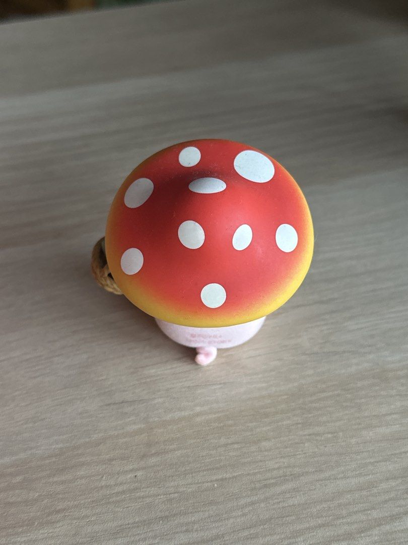 Lulu the Pig Basket (Category: Designer & Blind Box Toys) located in Quezon City. Submitted by shopfinesse (Listing ID 1467397887, Image 2). Description: - Adorable pig collectible featuring a red and yellow polka dot mushroom cap - Soft, detailed flocked texture all over the body - Holding a tiny woven basket filled with colorful miniature mushrooms - Wears a charming light green neckerchief - Measures a few centimeters tall, ideal for display s