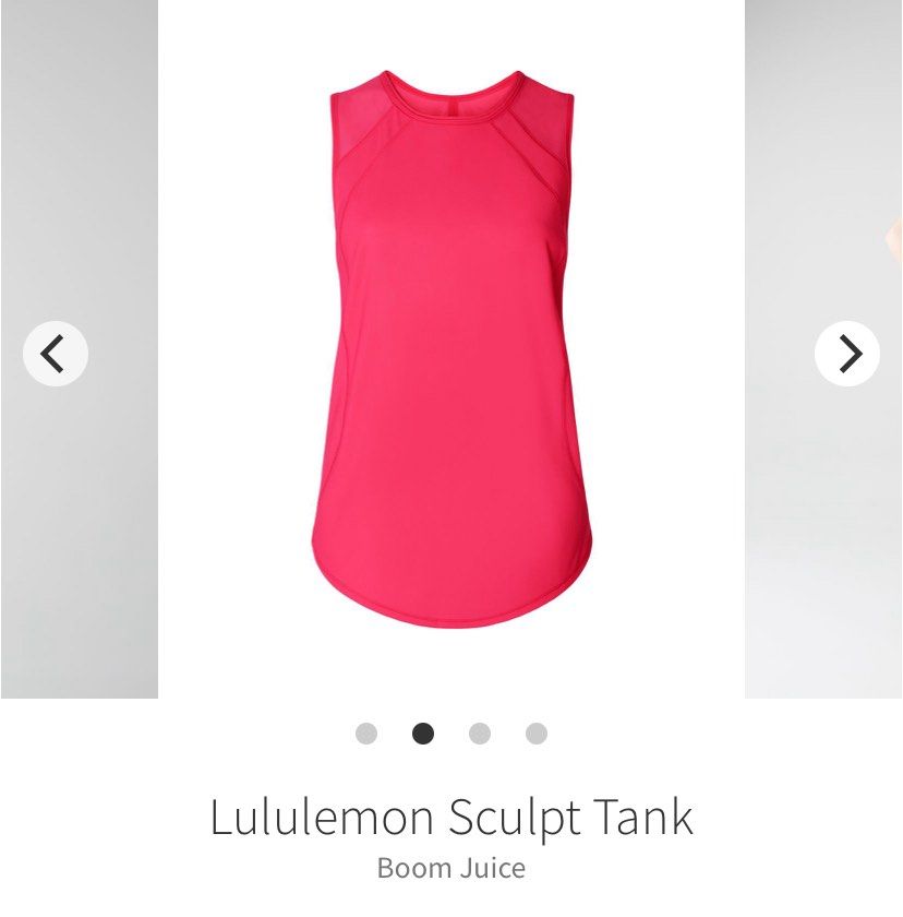 Lululemon Sculpt Tank Boom Juice (Category: Others Tops) located in Kalibo. Submitted by bryaninosa20819 (Listing ID 1467368771, Image 1). Description: Lululemon Sculpt Tank Boom Juice Dimes : 19x27 Excellent Condition Color Rate 10 Brand New With Tag 📩📩📩📩.
