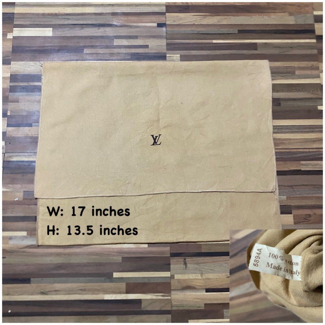 LV Vintage Dust Bag (Category: Purses & Pouches) located in Iligan City. Submitted by authenticdustbags.ph (Listing ID 1467447574, Image 1). Description: .