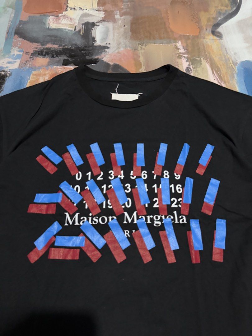 Maison Margiela tshirt (Category: Tshirts & Polo Shirts ) located in Las Pinas. Submitted by thrftmnl. (Listing ID 1467423459, Image 2). Description: Maison Margiela tshirt Size: Large-XL Width: 23 Length: 27.5.