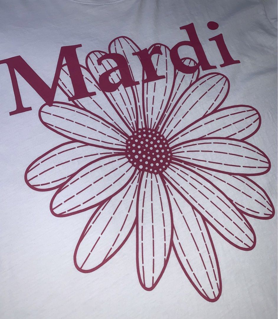 MARDI MERCREDI SHIRT (Category: Tshirts & Polo Shirts ) located in Kapalong. Submitted by ac_thrift (Listing ID 1467551111, Image 3). Description: MARDI MERCREDI SHIRT Size: FREE Dimes: W20.5 x L26.5 Color rate: 10/10 Condition: Excellent MoP: Gcash Location: Mindanao, Davao del Norte, Kapalong, 8113.