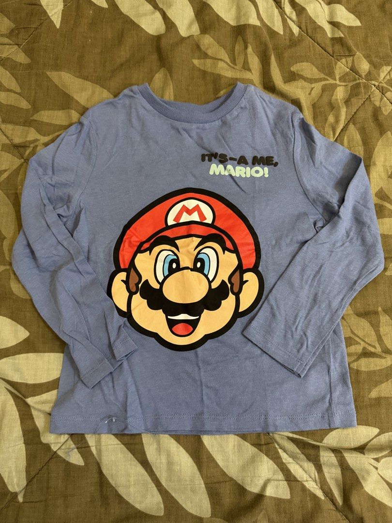 Marks & Spencer - Mario Longsleeve Shirt (Category: Babies & Kids Fashion) located in Makati City. Submitted by averysbabyshop (Listing ID 1467448668, Image 1). Description: 3-4Y on tag.