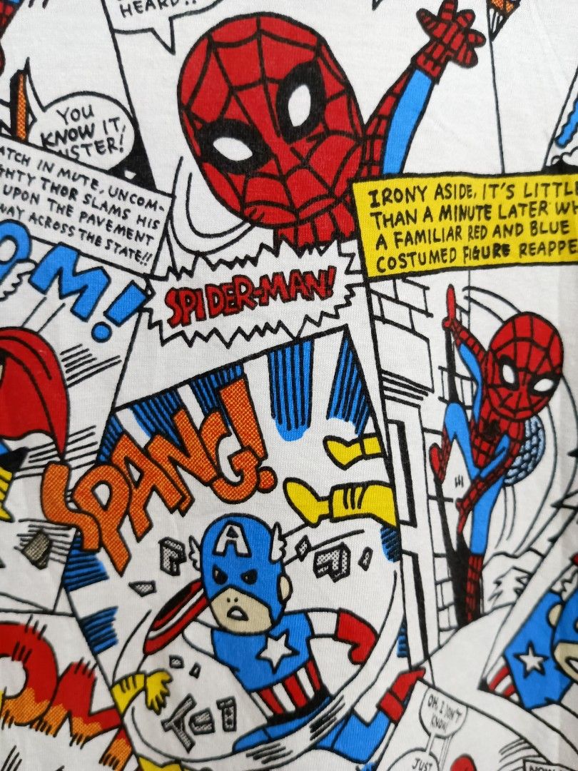 Marvel Comics AOP shirt (Category: Tshirts & Polo Shirts ) located in General Santos City (Dadiangas). Submitted by silvervintage77 (Listing ID 1467496384, Image 3). Description: Marvel Comics AOP shirt like new 10/10 color rate Dimes 22x29.