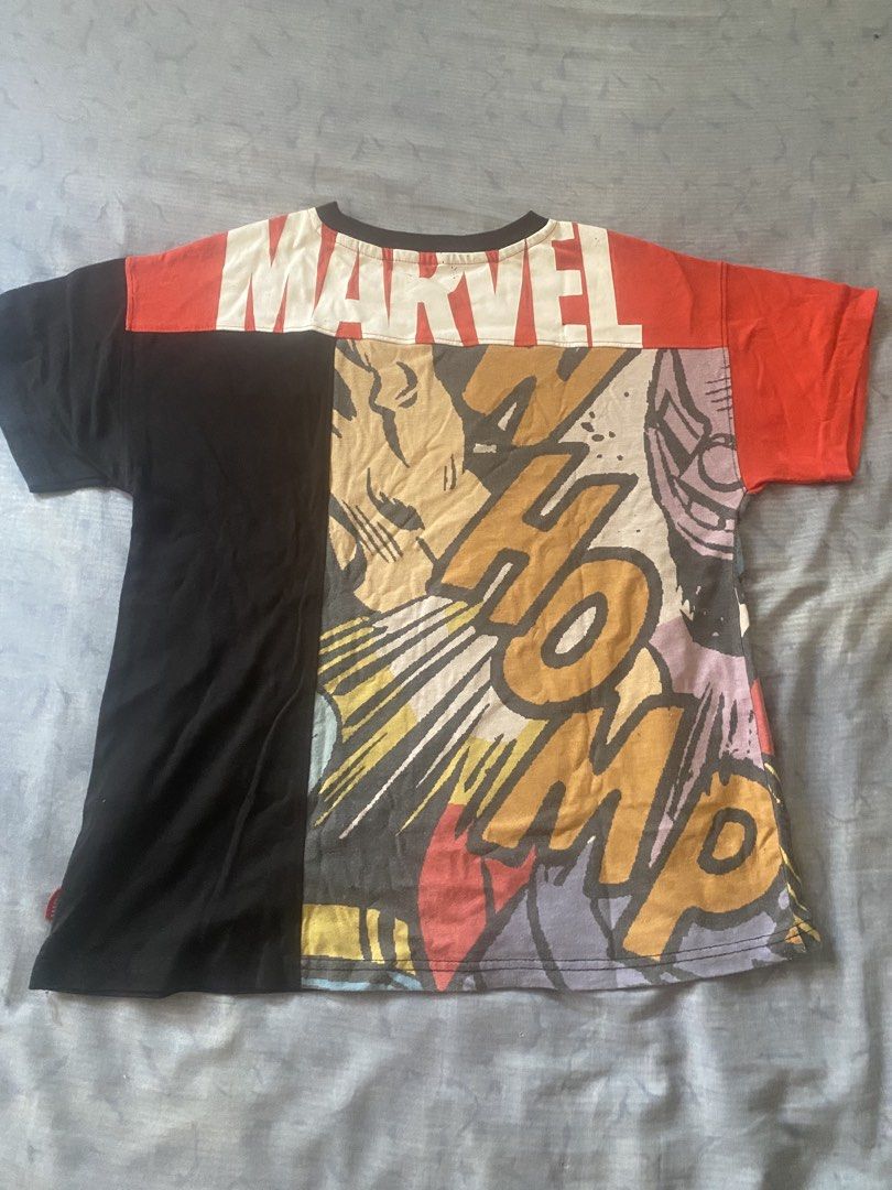 MARVEL X NY55 (Category: Looking For) located in Paranaque City. Submitted by hershop.sbt (Listing ID 1467385525, Image 3). Description: Brand: Marvel x NY55 Size: Large Color: Color-Blocked (Black, Dark Slate Gray/Graphic Comic Print, and Crimson Red).