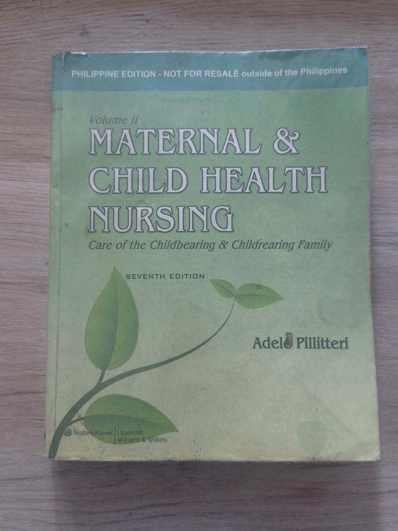 Maternal & Child Health Nursing 7th Edition (Category: Textbooks) located in Cebu City. Submitted by kimmy36 (Listing ID 1467404208, Image 2). Description: Inclusion: Volume 1 & 2 and Study Guide 📩 DM if interested MOP: Cash or bank transfer.