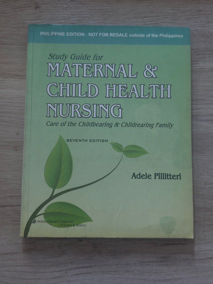 Maternal & Child Health Nursing 7th Edition (Category: Textbooks) located in Cebu City. Submitted by kimmy36 (Listing ID 1467404208, Image 1). Description: Inclusion: Volume 1 & 2 and Study Guide 📩 DM if interested MOP: Cash or bank transfer.