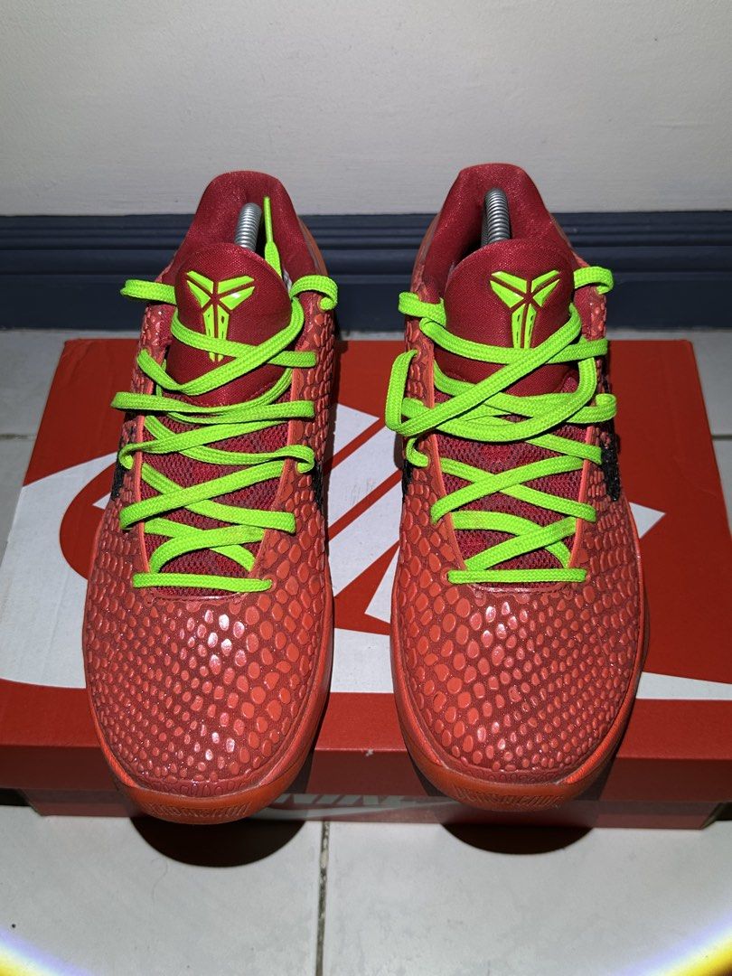 MAX BATCH KB REV GRNCH (Category: Sneakers) located in Manila. Submitted by wavy.scentss (Listing ID 1467471906, Image 1). Description: Size: US 9.5 - 9 No Major Flaws No Box Needs Cleaning Terms and conditions: ✔️ 50% DOWNPAYMENT ✔️ Gcash/Maya/Gotyme payment only ✔️ Lalamove, J&T, Angkas, Grab (Cash/GCash Delivery Fee by Recipient) ✔️ PAY AS YOU ORDER or PAY BEFORE SHIPMENT ✔️ PLEASE DON’T BE SHY TO ASK IF YOU NEED MORE PICTURES AND MORE INFORMA