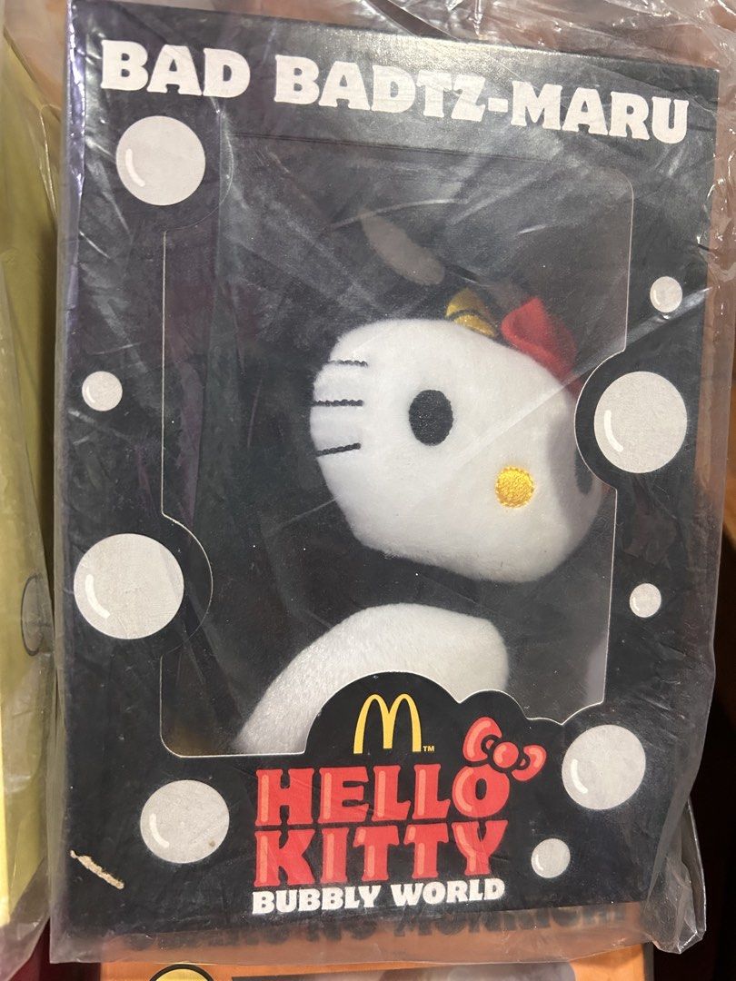 McDonalds Hello Kitty Bubbly World Plush Collection Set (Category: Plushies & Soft Toys) located in Manila. Submitted by rpaulo (Listing ID 1467520470, Image 3). Description: Hello Kitty Bubbly World Set 2k 📌 Condition Disclosure: Original packaging has visible signs of aging. Still wrapped in plastic. Some units may have dust or dirt inside the packaging. Packaging may have creases, discoloration, or signs of storage. ⚠️ Please manage your expe