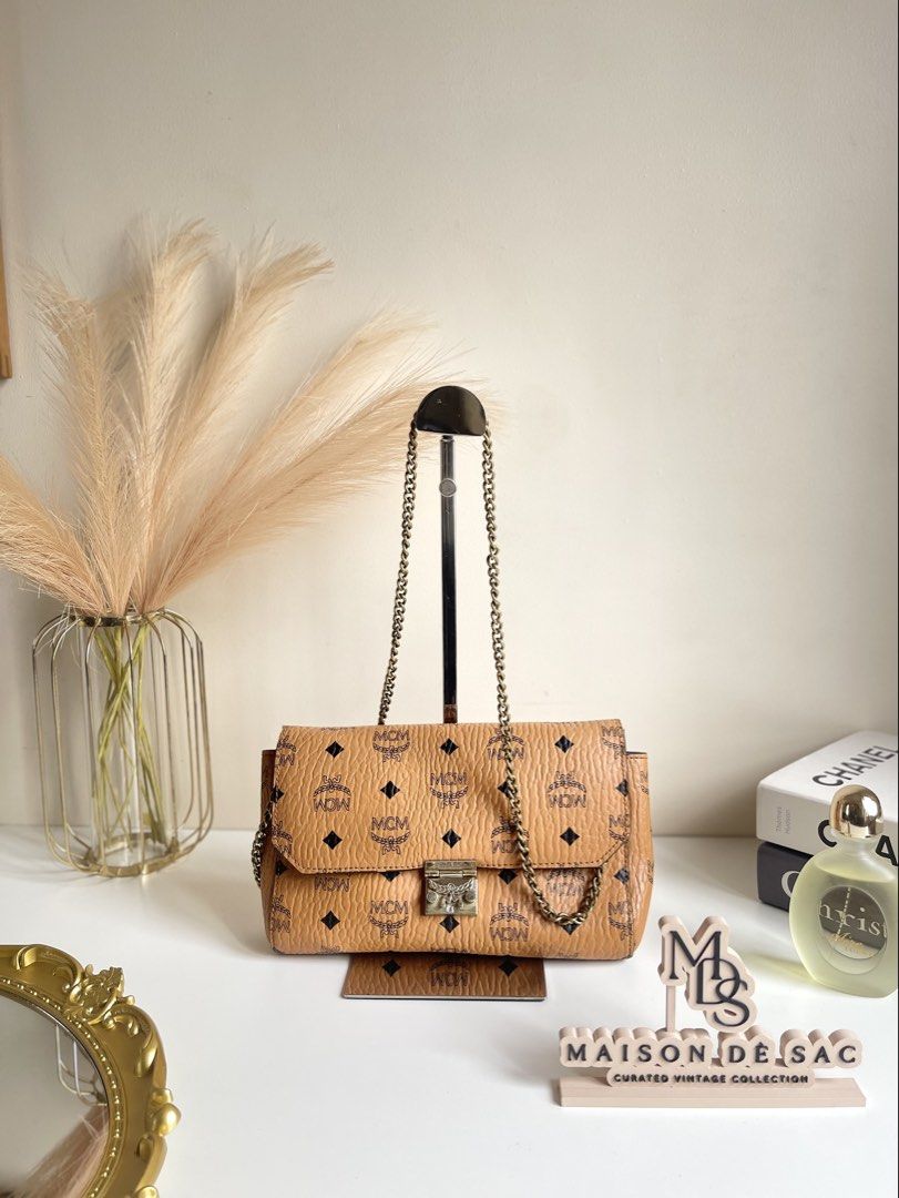 MCM 2-Way Sling Bag (Category: Cross-body Bags) located in Quezon City. Submitted by vintagemuseco.ph (Listing ID 1467489060, Image 1). Description: Pick-up ready Super nice in actual No flaws Spacious 2 compartments.