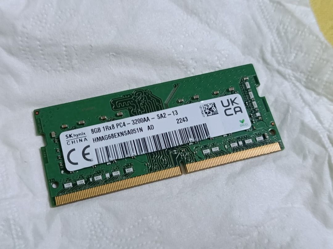 memory laptop 8gb 3200mhz (Category: Computer Parts) located in Quezon City. Submitted by carou85958 (Listing ID 1467527039, Image 2). Description: 100% good working 100% no issue prize p1500 17 ibp road batasan hills qc .