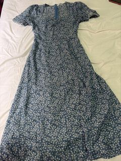 Assorted Brands Cerulean Blue Floral Empire Dress #crssale, Women's ...
