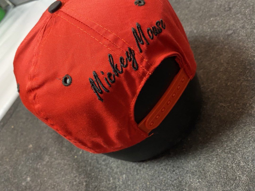 Mickey Disney Hat (Category: Caps & Hats) located in Quezon City. Submitted by loloyz123 (Listing ID 1467393234, Image 3). Description: Mickey Disney Hat Condition: Very good Color rate: 10/10 Color: Red Size: One Size.