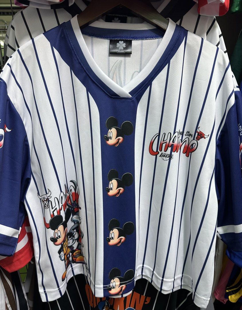 Mickey Jersey Semi Crop (Category: Shirts) located in Cebu City. Submitted by mybkkcollectionph (Listing ID 1467578753, Image 3). Description: MaDee Jersey ( with characters ) Semi Crop Bust: 44 inches Length: 20 inches.
