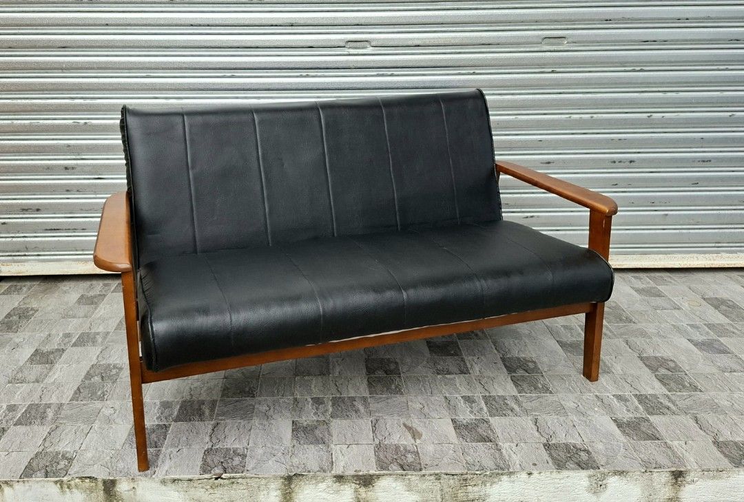 Midcentury modern danish style 2-seater sofa (Category: Sofas) located in Mabalacat. Submitted by thenewcraf32843 (Listing ID 1467380193, Image 3). Description: Midcentury modern danish style 2-seater sofa In great condition. Solid wood frame, made in Japan. Dimensions: L52.5 x W27 x Sh15.5 x H29 inches Sale Price: 10k only firm! We do shipping via lalamove / victory liner drop & go. Dm to inquire.