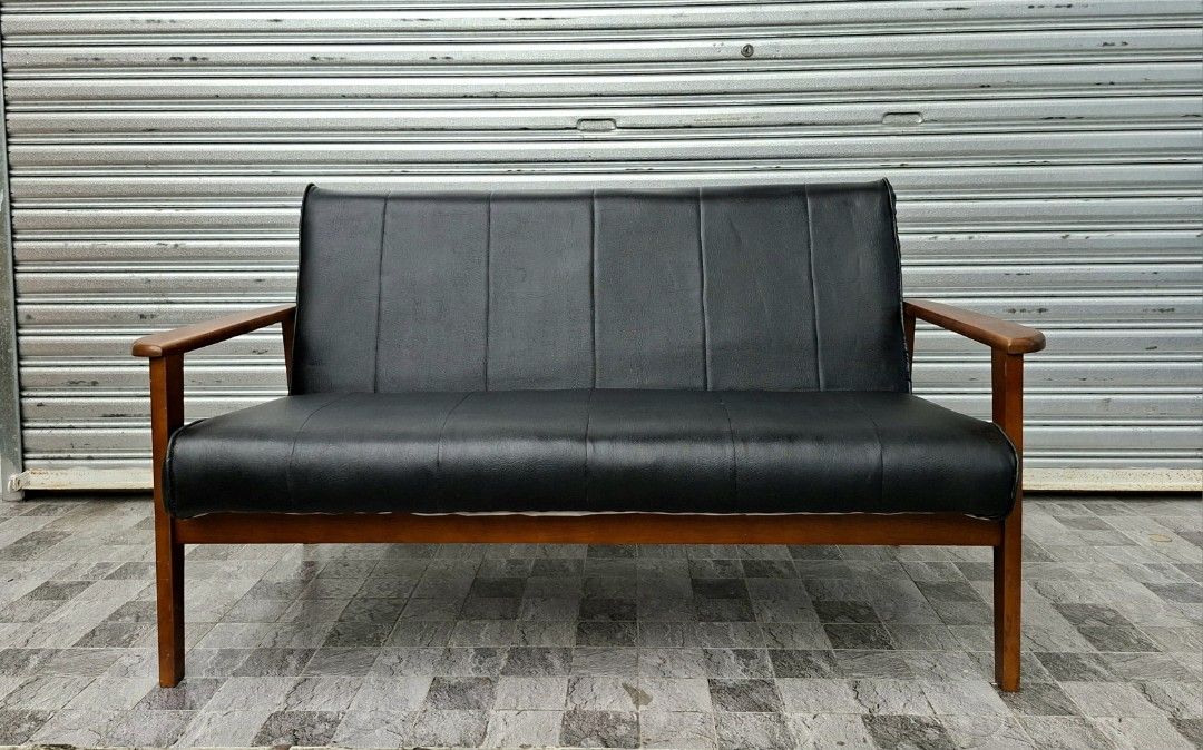 Midcentury modern danish style 2-seater sofa (Category: Sofas) located in Mabalacat. Submitted by thenewcraf32843 (Listing ID 1467380193, Image 2). Description: Midcentury modern danish style 2-seater sofa In great condition. Solid wood frame, made in Japan. Dimensions: L52.5 x W27 x Sh15.5 x H29 inches Sale Price: 10k only firm! We do shipping via lalamove / victory liner drop & go. Dm to inquire.