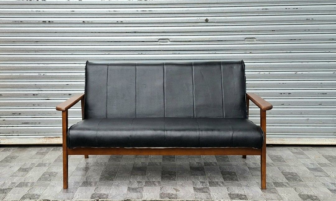 Midcentury modern danish style 2-seater sofa (Category: Sofas) located in Mabalacat. Submitted by thenewcraf32843 (Listing ID 1467380193, Image 1). Description: Midcentury modern danish style 2-seater sofa In great condition. Solid wood frame, made in Japan. Dimensions: L52.5 x W27 x Sh15.5 x H29 inches Sale Price: 10k only firm! We do shipping via lalamove / victory liner drop & go. Dm to inquire.