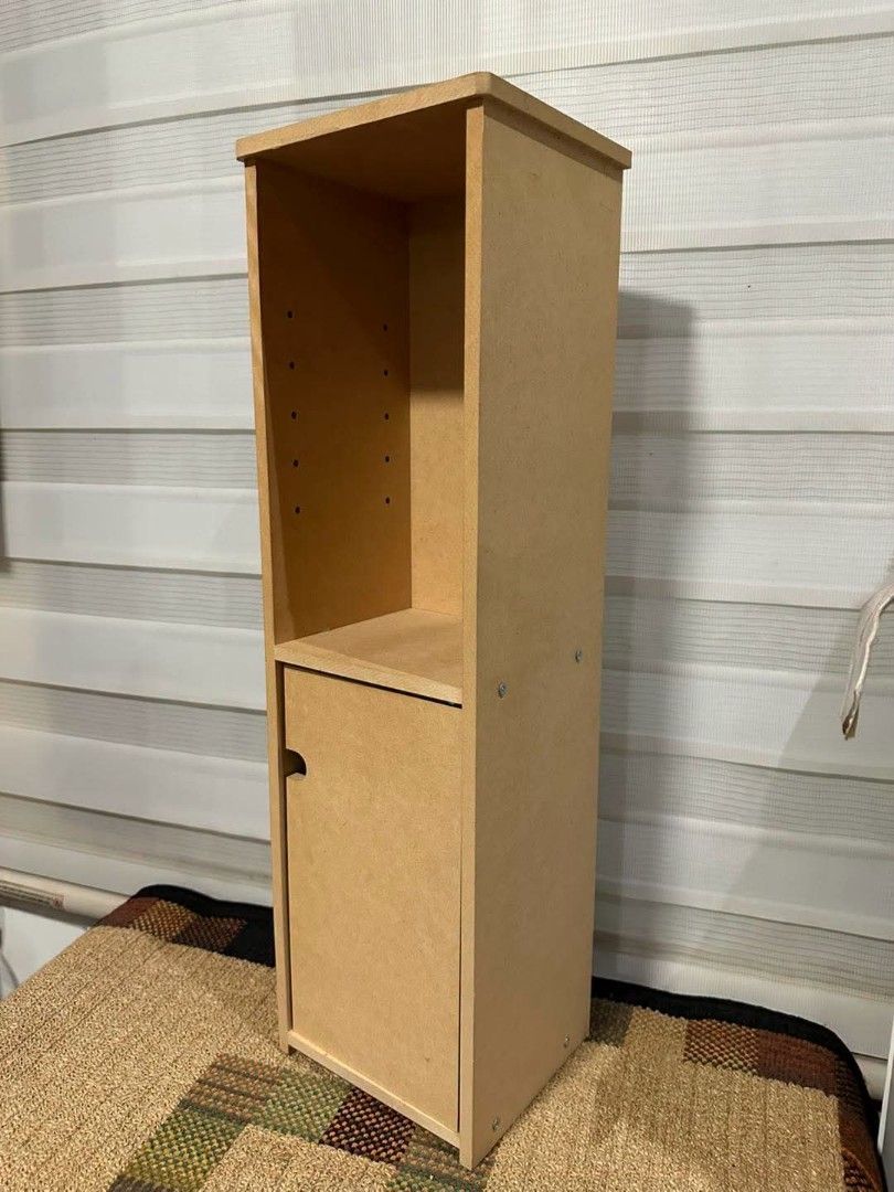 Mini Wooden Rack Side Cabinet (Category: Shelves, Cabinets & Racks) located in Quezon City. Submitted by dannikkishoppe2 (Listing ID 1467365228, Image 3). Description: Mini Wooden Rack Side Cabinet‼️₱800‼️ Please manage your expectations as there might be minimal flaws. Color may vary due to lighting, it may appear darker or lighter in person. Check photos first before buying. Please refrain from purchasing if you are particular about USED items 