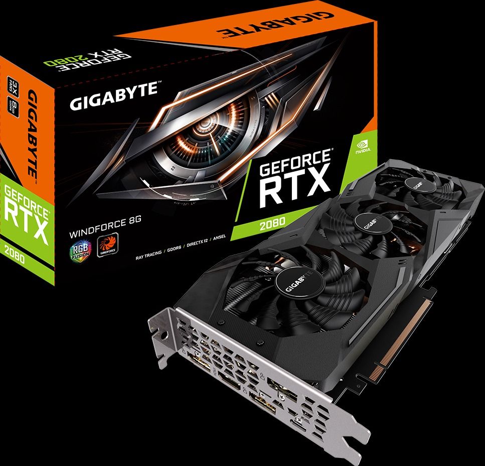 BRAND NEW Gigabyte GeForce RTX 2080 Windforce OC 8G (Category: Computer Parts) located in Quezon City. Submitted by miguellachica (Listing ID 1467530149, Image 3). Description: BRAND NEW Gigabyte GeForce RTX 2080 Windforce OC 8G - Brand: Gigabyte -Model: RTX 2080 Windforce OC 8G - Condition: 10/10 - Packaging: Comes in original box No warranty!.