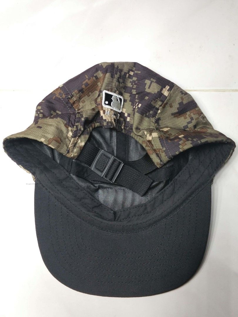 MLB New York Yankees Camo Camp Cap (Category: Caps & Hats) located in Aroroy. Submitted by pinaskaboo (Listing ID 1467451824, Image 2). Description: 5 panel camo condition 9/10 colorate 9.5/10 500+sf or swap sa dadhat MBL 47brand mo.