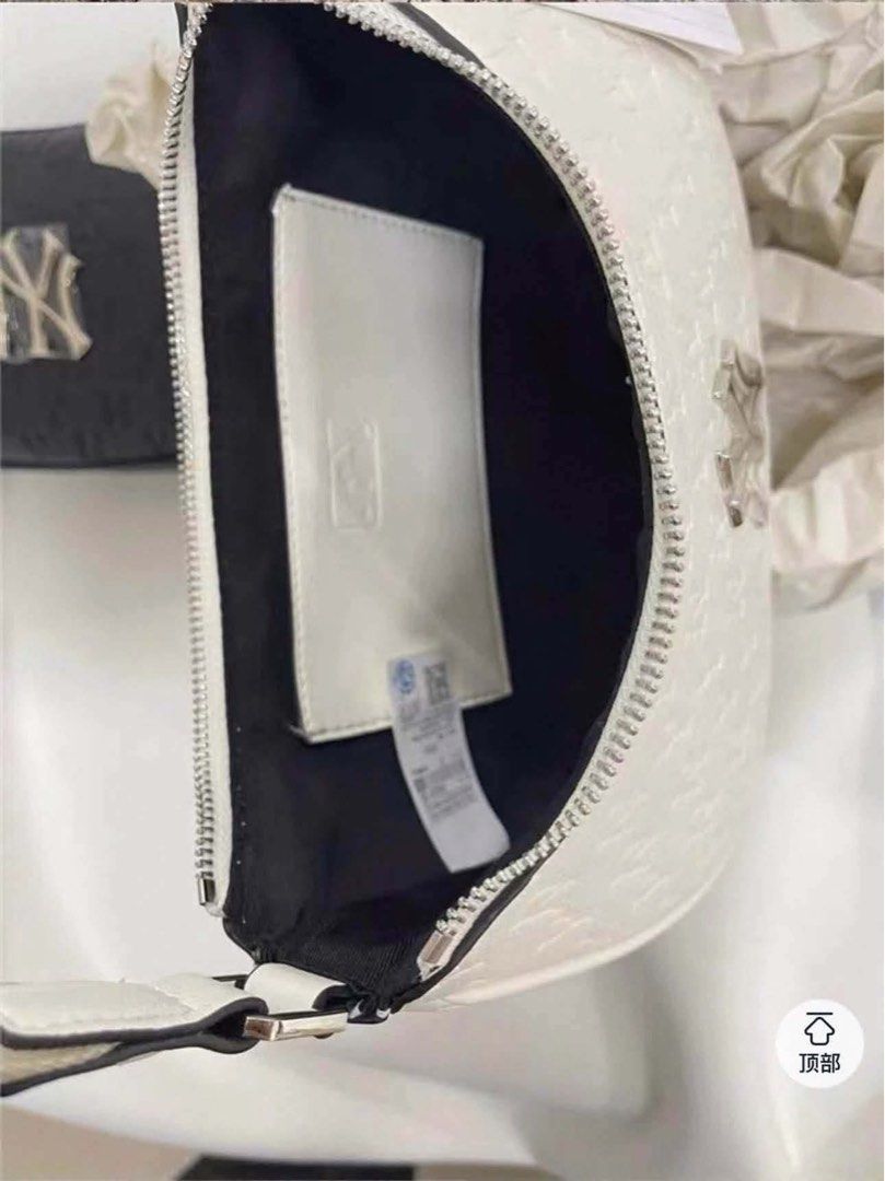 MLB NY Yankees Monogram Leather Hobo Bag (Category: Shoulder Bags) located in Quezon City. Submitted by stuffs.hellyy (Listing ID 1467549958, Image 3). Description: with box.