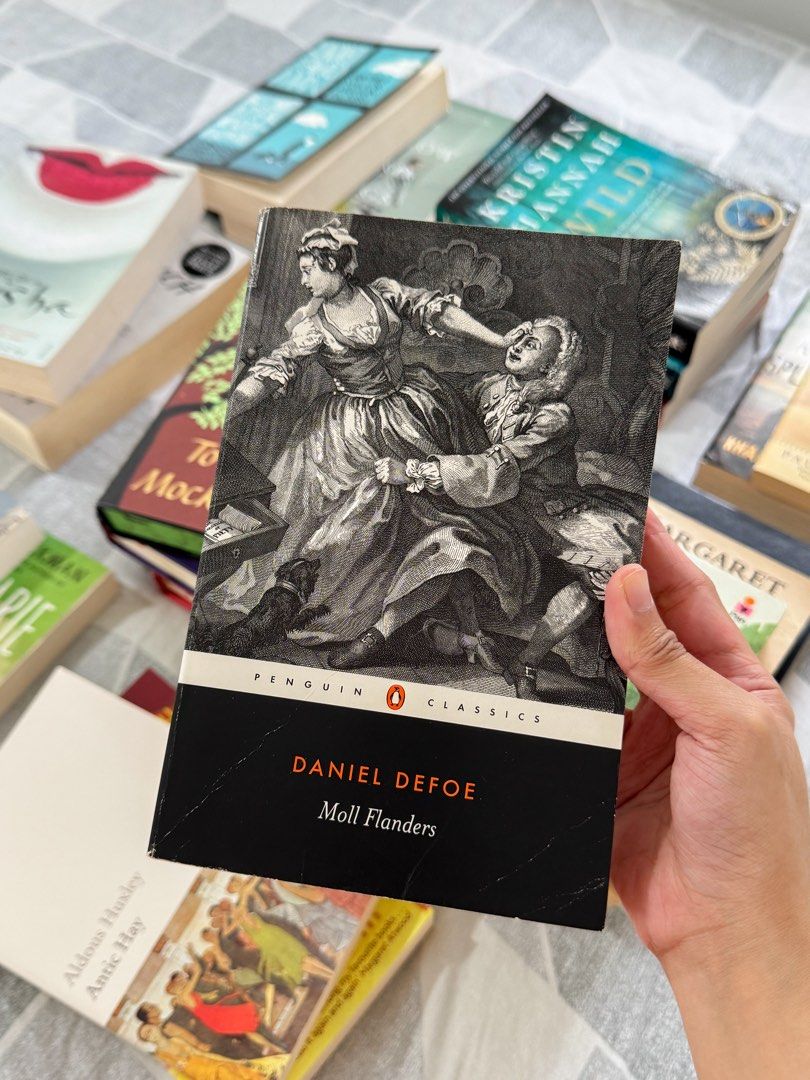 Moll Flanders by Daniel Defoe (Penguin Classics) (Category: Storybooks) located in San Jose. Submitted by lizbuxbaum (Listing ID 1467417501, Image 1). Description: - Format: PB - Condi: Used w/ annotations - DM to see condition MOP: Gcash, Maya MOD: JnT, LBC (door to door or COP).