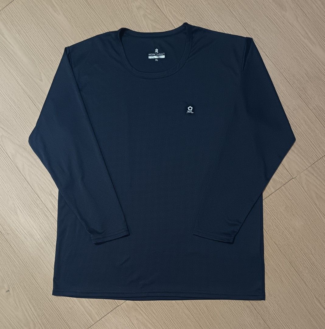 MONTAGUT POLYESTER LONGSLEEVE - NAVY BLUE (Category: Tshirts & Polo Shirts ) located in Cavite. Submitted by marcuz.lifestyle (Listing ID 1467403354, Image 1). Description: WIDTH:24 LENGTH:30.5 EXCELLENT CONDITION NO ISSUE COLOR RATE:9.8/10 MOP:GCASH DELIVERY COURIER:JNT LOCATION:IMUS CAVITE.