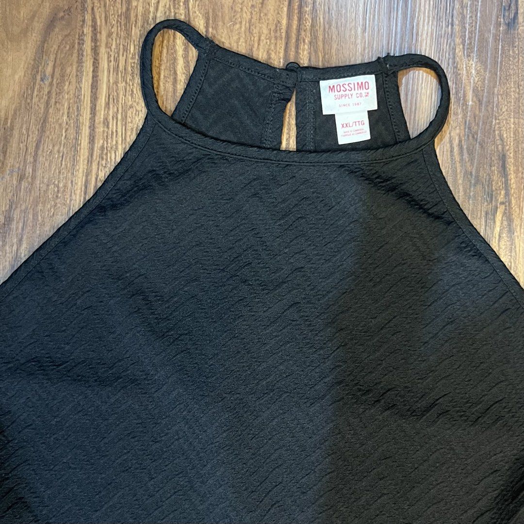 Mossimo Plus Size Halter Black Dress XXL (Category: Dresses) located in Manila. Submitted by Pilarrrrr (Listing ID 1467436367, Image 3). Description: Size XXL.