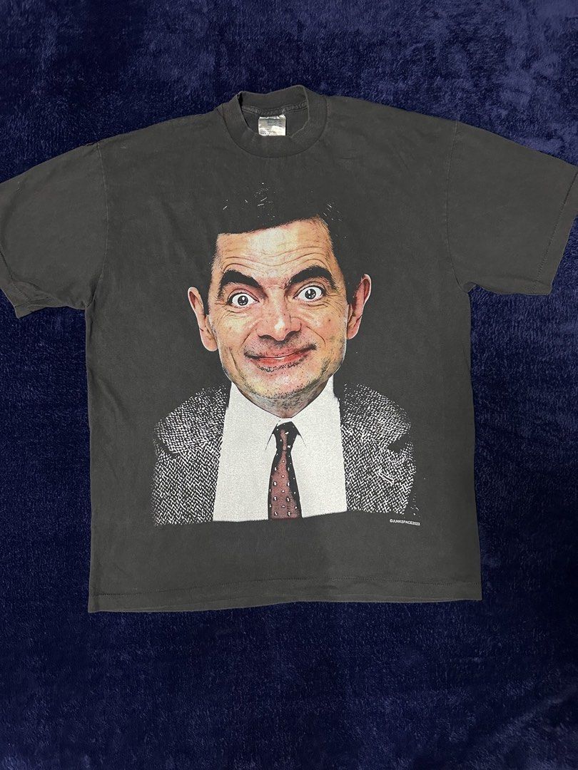 Mr. Bean Rowan Rowan Atkinson T-shirt (Category: Tshirts & Polo Shirts ) located in Quezon City. Submitted by rackculture (Listing ID 1467475929, Image 1). Description: 👕 Size XLarge 23 width 29.5 length 🧵Single Stitch All the Way 🏷️ Winterland Productions on Tag Php 1,500 only 📩 Message us to order.