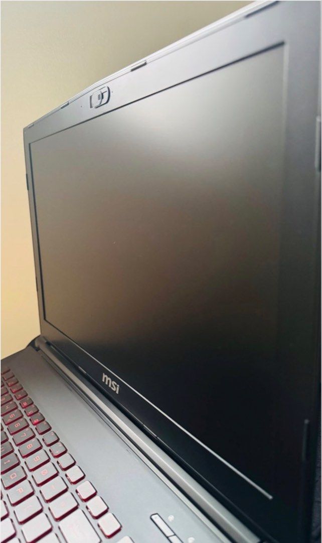 MSI Gaming Laptop (Category: Laptops & Notebooks) located in Taytay. Submitted by itskarenfrancisco (Listing ID 1467549495, Image 2). Description: GOOD CONDITION - Test to sawa :) Fully Tested - Camera - Keyboard - USB Ports - Trackpad - WiFi - Bluetooth Details (scroll through the pictures) - Brand: MSI Gaming Laptop - Condition: Good working condition - Processor: Intel Core i5 - Graphics: NVIDIA GeForce MX150 - Keyboard: Red backlit with full 