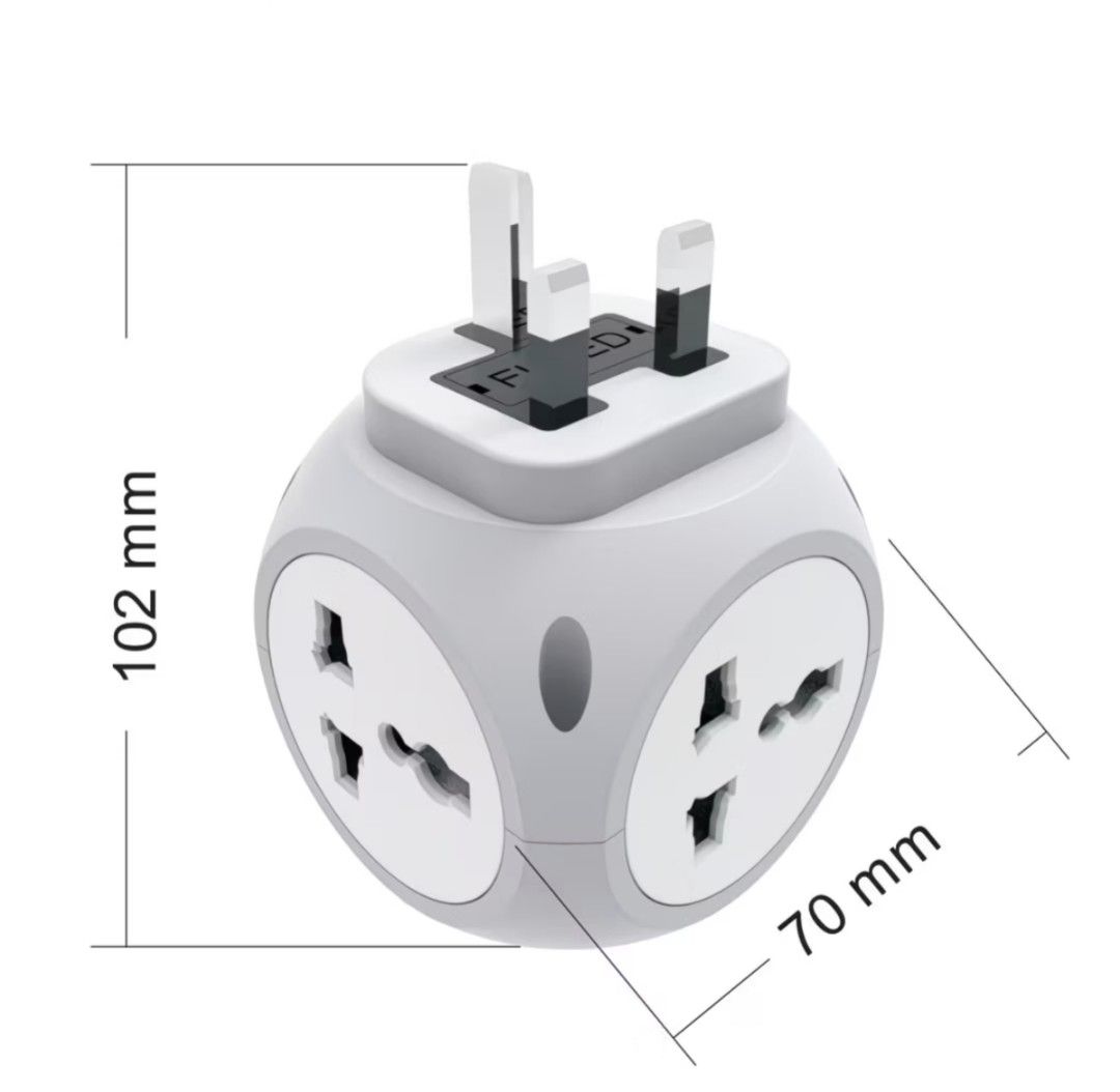 Multi-Plug Adapter (Category: Electrical, Adaptors & Sockets) located in Singapore. Submitted by Tornio (Listing ID 1467549967, Image 3). Description: .