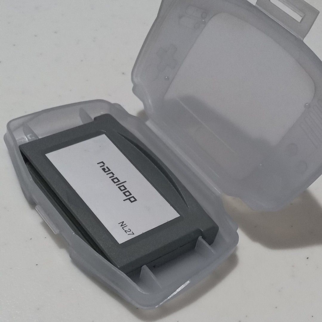 Nanoloop 2 (turns your Game Boy Advance into a groovebox/synth!) (Category: Musical Instruments) located in Tagbilaran City. Submitted by tiagokwago (Listing ID 1467572992, Image 1). Description: You can turn any good ol' GameBoy Advance handheld into an 8-bit/16-bit groovebox/synthesizer with this Nanoloop 2.7 cart. In good working and looking condition, with case..