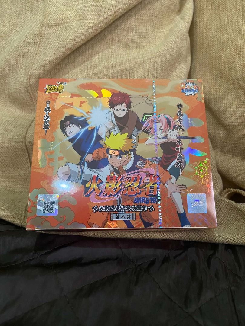 Naruto Kayou Tier 2 Wave 8 Booster Box (Earth Scroll / Chapter 8) (Category: Card Boxes & Cases) located in Angeles City. Submitted by rickki_t (Listing ID 1467571947, Image 1). Description: Tier 2, Wave 8 (Earth Scroll / Chapter 8) Trading Card Game (TCG) / Collectible Card Booster Box.